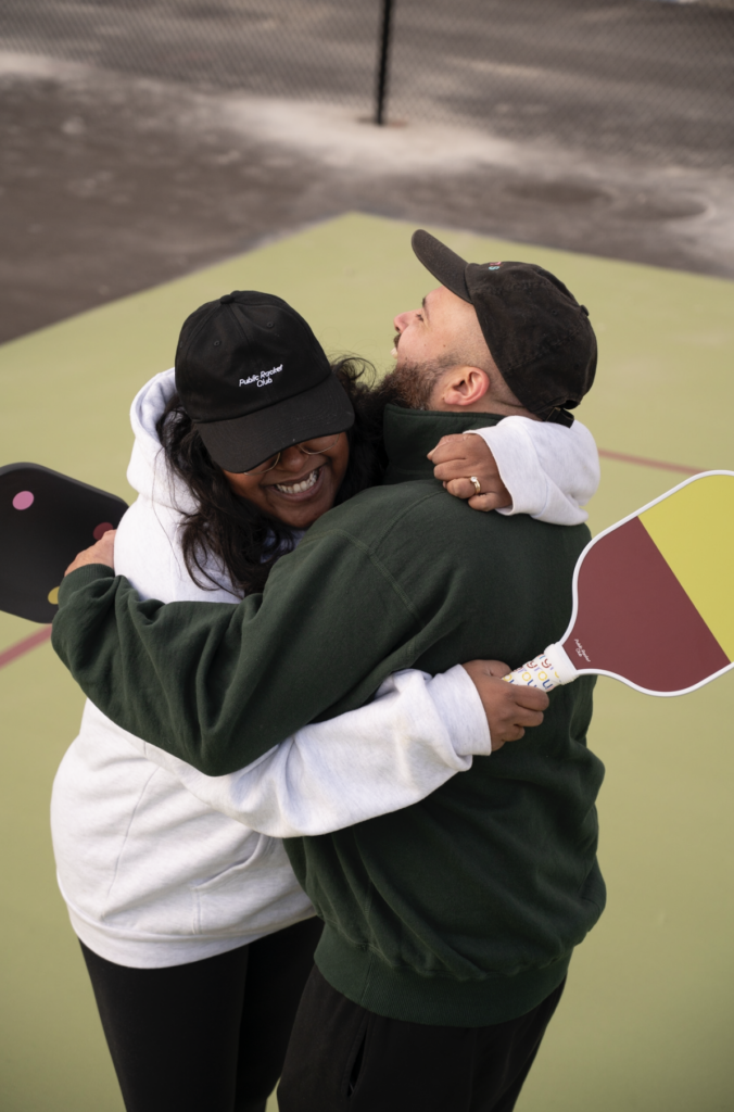 Fairgrounds pickleball club members and community