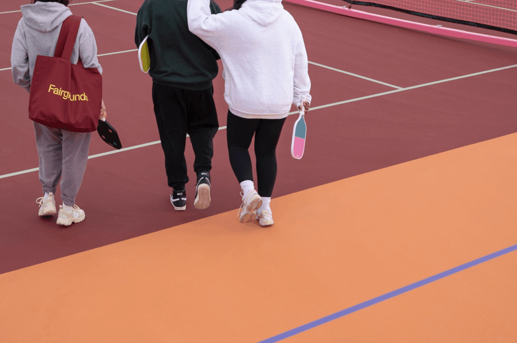 Pickleball doubles court positioning