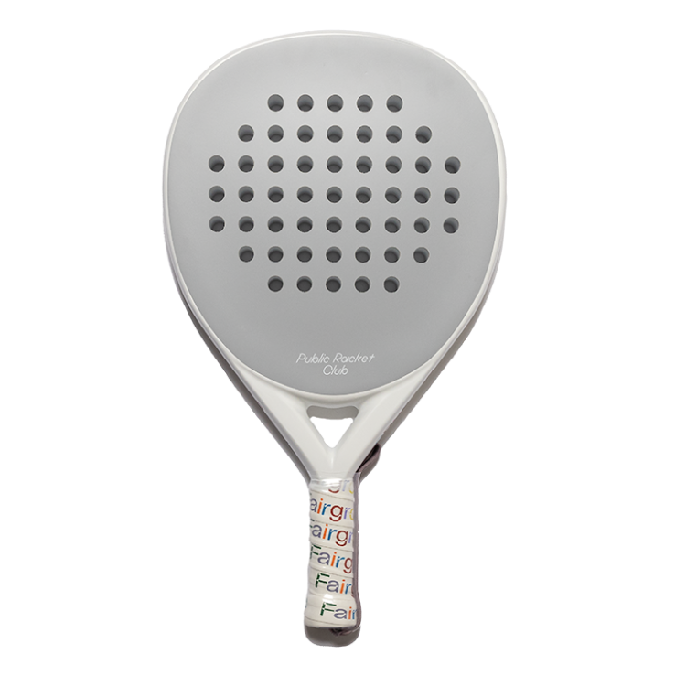Ultimate Padel Racket – White/Grey