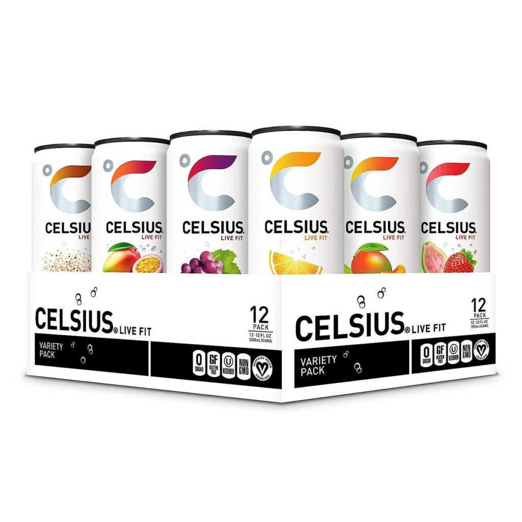 Celsius Sparkling, Zero Sugar Energy Drink