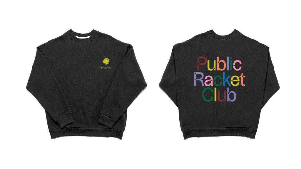 Padel – Fairgrounds Rainbow Public Racket Club Crewneck
